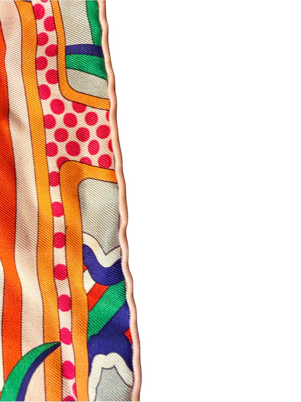 Hermès Faubourg Rainbow Gavroche 45 Scarf w/original tags in like new condition - Picture 12 of 13